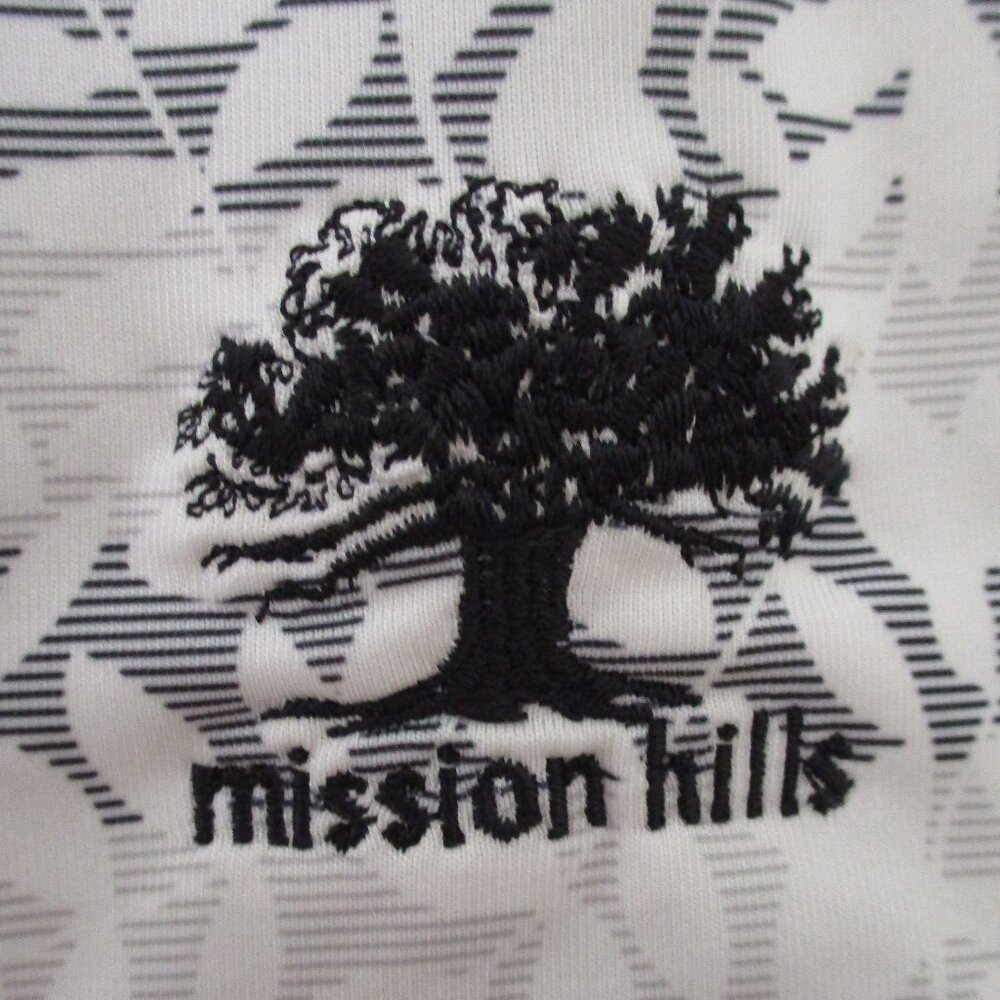 Cutter & Buck Mens S/S "Mission Hills C.C." (CA) Stretch Golf Polo Shirt NWOT-XL
